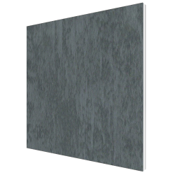Алюмінієва композитна панель SARAYBOND, товщина АКП - 4 мм, товщина алюмінію - 0,5 мм, клас горючості - Г1, вага - 5,9 кг/м2, покриття - PVDF, колір - базальтовий камінь (ST 837), SARAY
